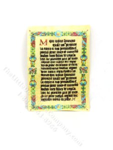 (image for) Miniature Manuscript Scroll for Dollhouses
