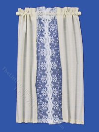 (image for) Miniature Champagne Curtains for Dollhouses