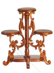 (image for) Miniature 3-Tiered Victorian Plant Stand