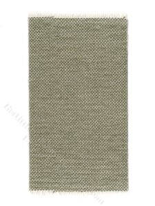 (image for) Miniature Grey/Green Woven Rug for Dollhouses