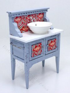 (image for) Miniature Handmade Shabby Chique Vanity for Dollhouses
