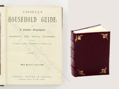 (image for) Miniature Book: 'Cassel's Household Management'
