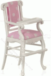 (image for) Miniature White Windsor High Chair