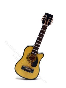 (image for) Miniature Acoustic Cutaway Guitar for Dollhouses