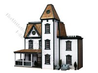 (image for) Vintage Assembled Apple Blossom with 2 Storey Addition