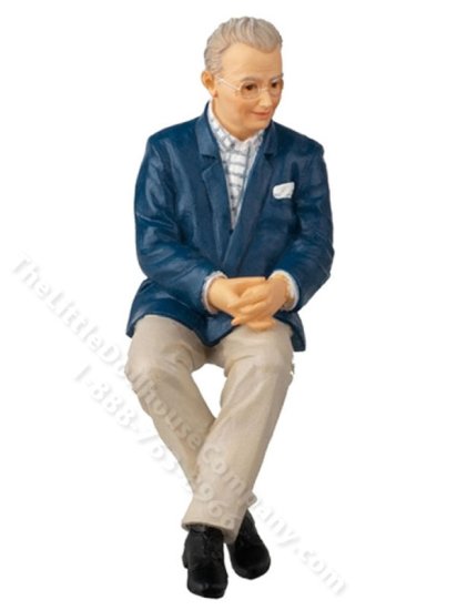 (image for) 1/12 Scale Carter Resin Doll for Dollhouses