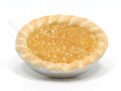 (image for) Miniature Treacle Tart in Tin Dish by Charlotte Willmott
