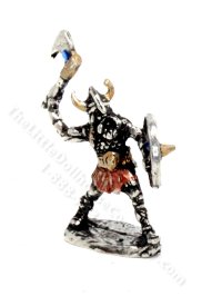 (image for) Miniature Pewter Viking Warrior Figurine