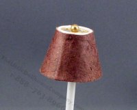 (image for) Dollhouse Miniature Skirted Table with Lamp