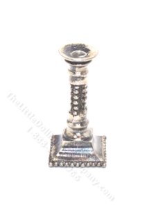 (image for) Miniature Beaded Solid Sterling Silver Candlestick