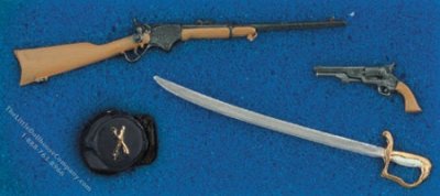 (image for) Miniature Civil War Set, Union for Dollhouses