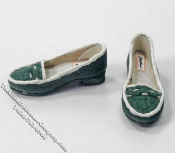 (image for) Miniature Leather Ladies Shoes by Judith Blondell for Dollhouses