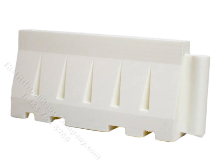 (image for) Miniature White Barricade for Dollhouses