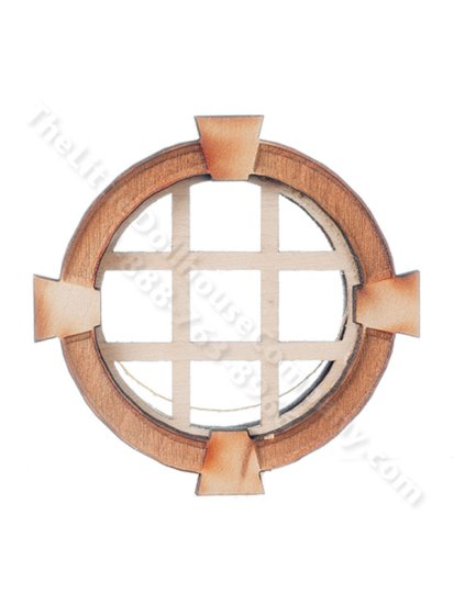 Miniature Round Crosshatch Keystone Window [ALS 2134KROUND] | The ...