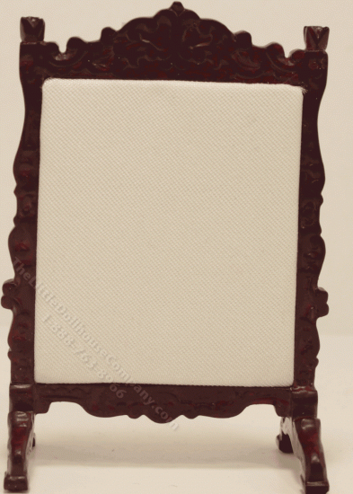 (image for) Miniature Mahogany Fireplace Screen