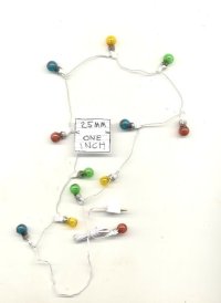 (image for) String of Christmas Lights for Dollhouses