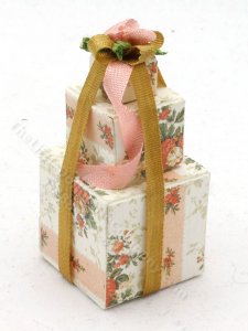 (image for) Miniature Stacked Wedding Gift by Cheryl Warder