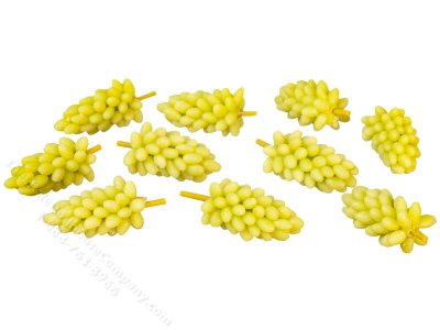 (image for) Miniature Green Grape Bunches for Dollhouses