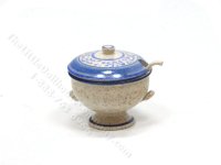 (image for) Miniature Stoneware Soup Tureen by Jane Graber