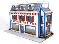 (image for) 1:48 Scale Assembled Victorian Store Front Dollhouse