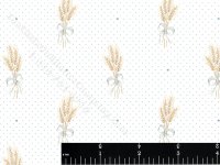 (image for) Wheat and Dots Miniature Wallpaper for Dollhouses