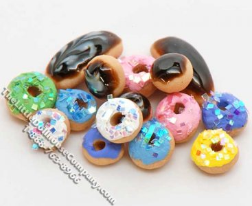 (image for) Dollhouse Scale Model 1:48 Scale Dozen Doughnuts