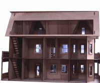(image for) Assembled Victorian Gingerbread Farmhouse