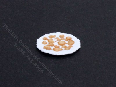 (image for) Miniature Plate of Cookies for Dollhouses