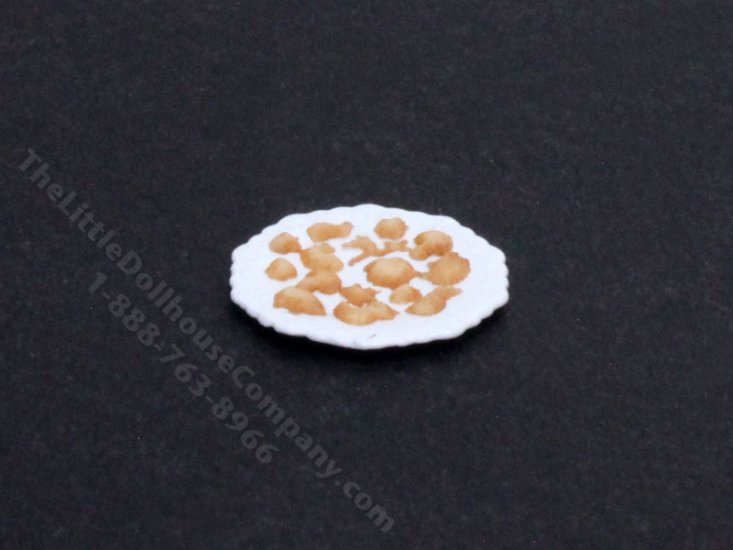 (image for) Miniature Plate of Cookies for Dollhouses