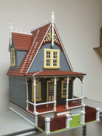 (image for) Little Annabelle Victorian Cottage Laser Cut Dollhouse Kit