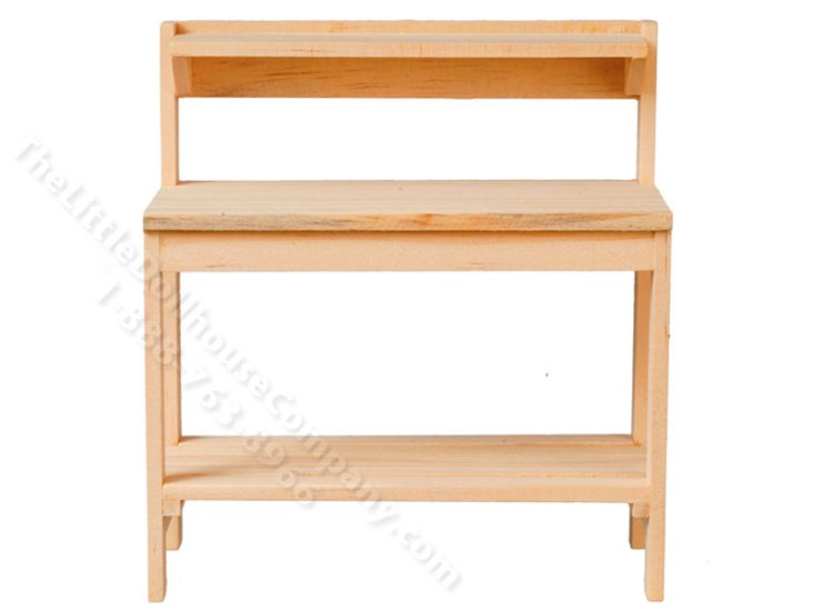 (image for) Miniature Gardening Table for Dollhouses, Unfinished