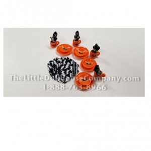 (image for) Min 12 Piece w/ Placemats & Napkin Dinner Set for Dollhouses