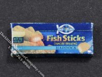 (image for) Miniature Fish Sticks Box for Dollhouses