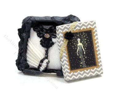 (image for) Miniature Black and White Blouse by Judith Blondell