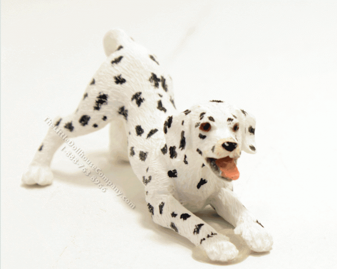 (image for) Dollhouse Scale Model Playful Dalmatian