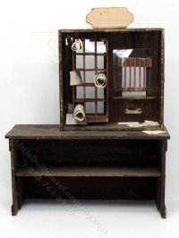 (image for) Dollhouse Miniature Post Office Counter