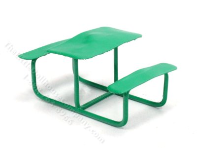 (image for) Miniature 1:24 Scale Picnic Bench for Dollhouses
