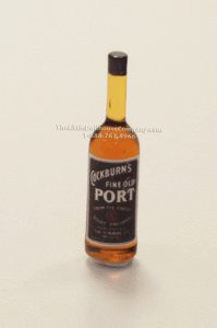 (image for) Dollhouse Scale Model Cockburn's Light Fine Old Port Wine