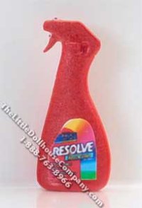 (image for) Miniature Replica Bottle of Carpet Cleaner for Dollhouses