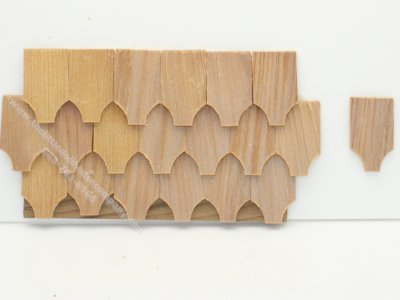 (image for) Dollhouse Scale Model Cedar Shingles - Cape May
