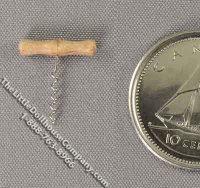 (image for) Miniature Cork Screw with Wooden Handle for Dollhouses