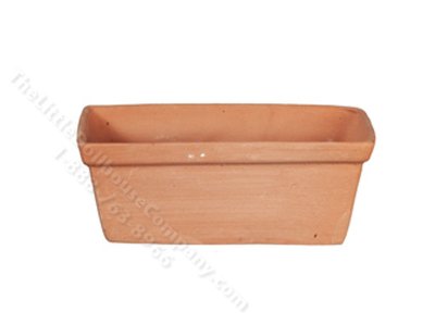 (image for) Miniature Rectangular Terracotta Pot for Dollhouses