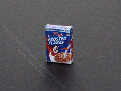 (image for) Miniature Frosted Flakes Cereal Box