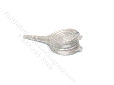 (image for) Miniature Pewter Bed Warmer for Dollhouses