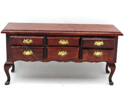 (image for) Miniature Mahogany Console Table