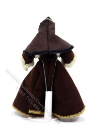(image for) Miniature Handcrafted Tudor Elder in Brown Dress