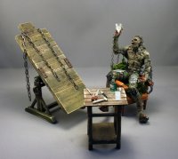(image for) Dollhouse Miniature Torture Table and Tools