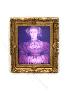 (image for) Miniature Portrait of Anne of Cleves for Dollhouses