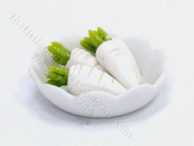 (image for) Miniature Bowl of Daikon Radishes