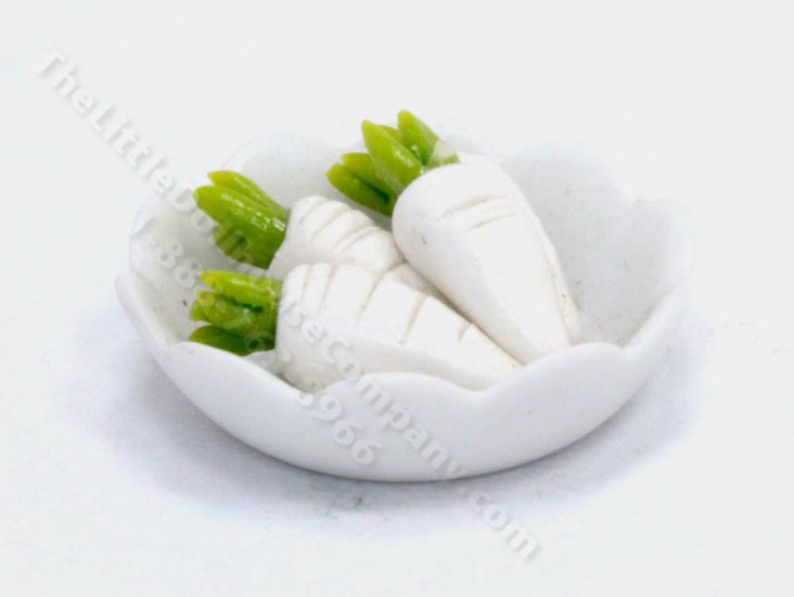 (image for) Miniature Bowl of Daikon Radishes